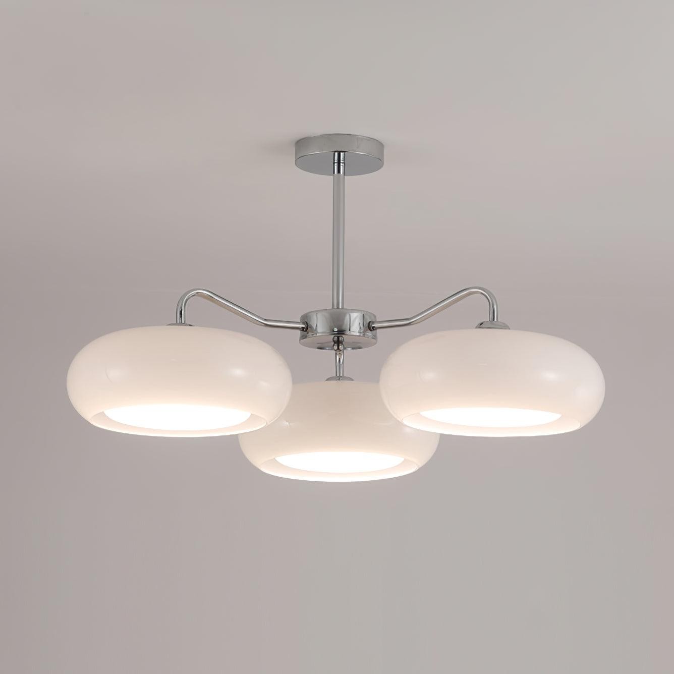 Modern 3 Light Chrome Ceiling Light M324