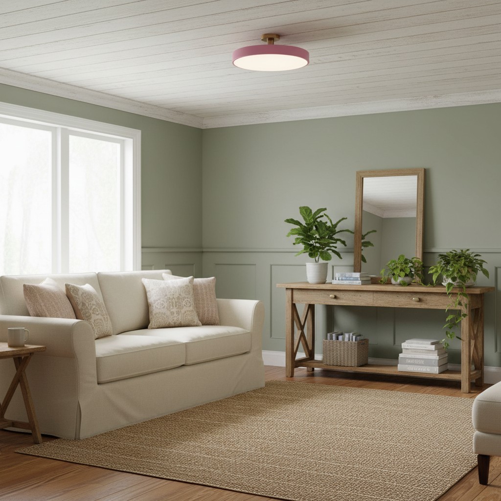 Ceilivon Ceiling Light Wide Diffuser Flush Mount Ceiling Light - Modern Style for Living Room T517
