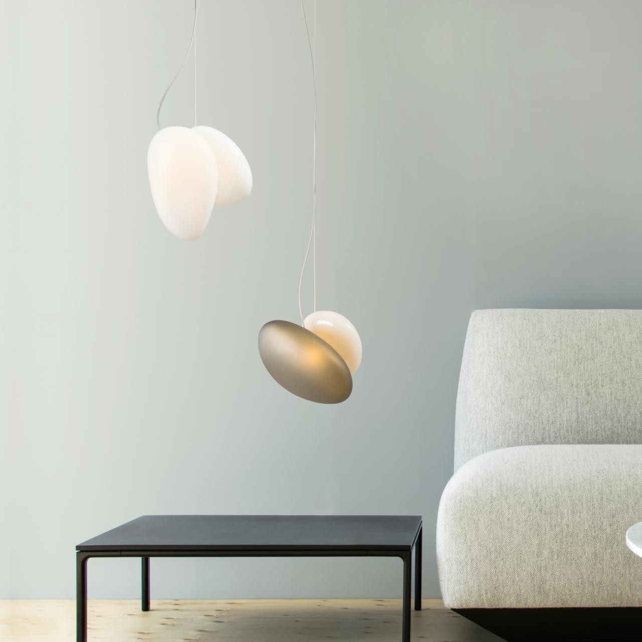 Translucent Frosted Glass Pendant Light M318