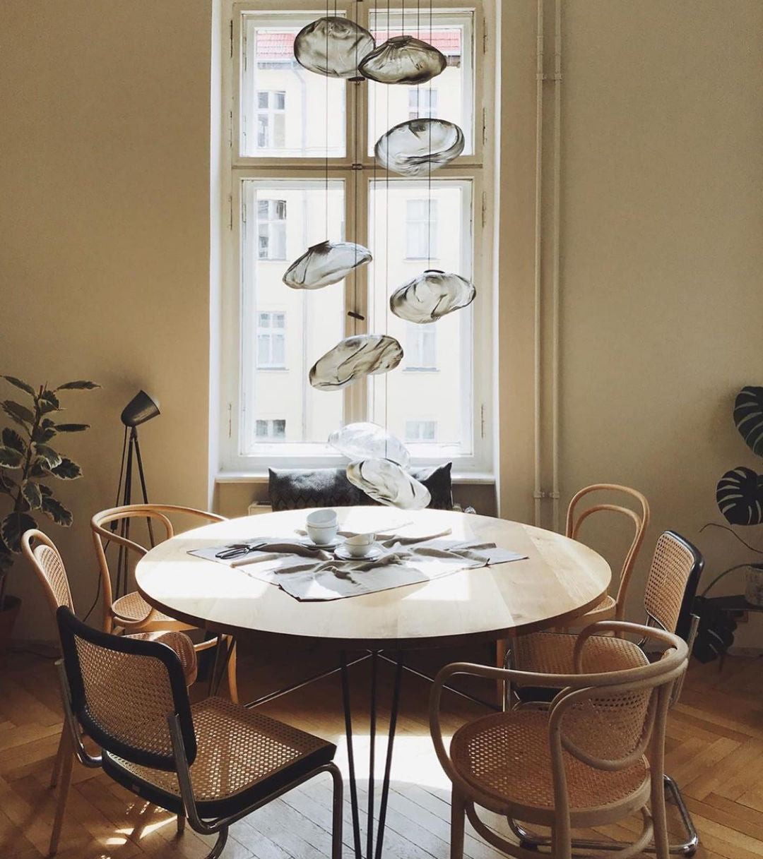 Multi-Head Irregular Glass Bubble Chandelier M180