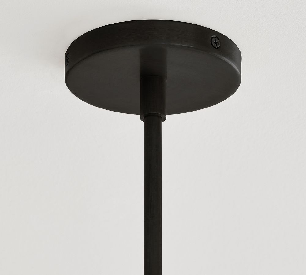 Auria Metal Brass Pendant Lighting - Vintage Finish with Glass Shade T002