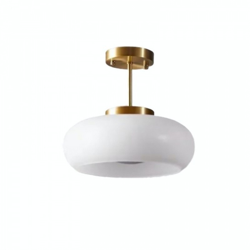 Art Deco Bauhaus Glass Disc Ceiling Light S152