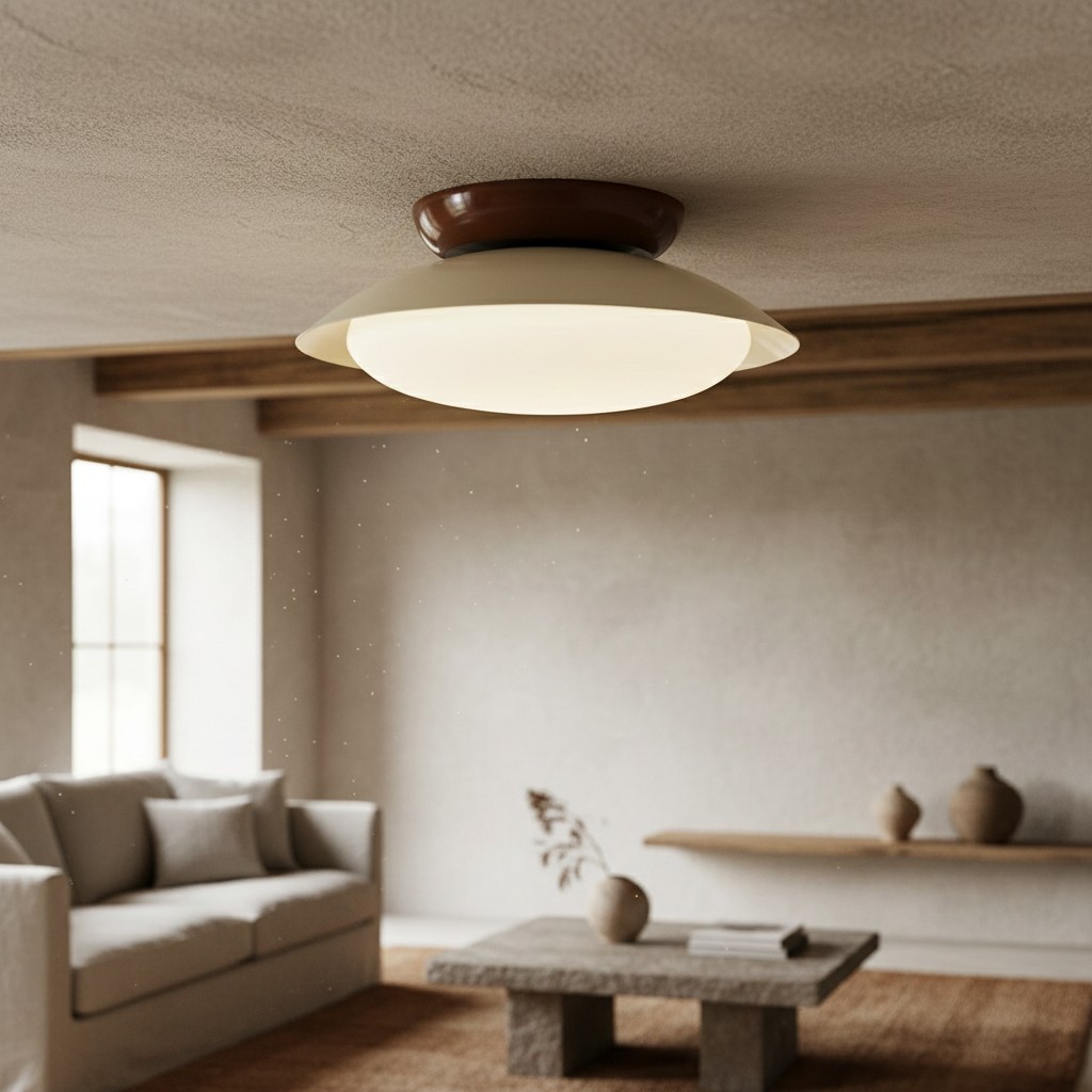 Heliora Modern Dome Ceiling Light - Minimalist Retro Style for Living Spaces T537
