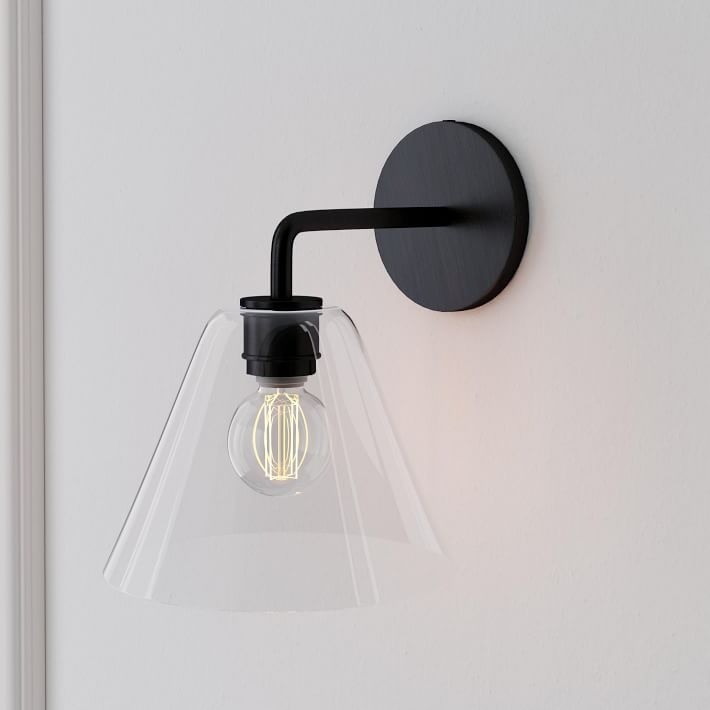 Conica Cone Wall Sconce - 1, 2, 3-Light Modern Glass Lighting T235