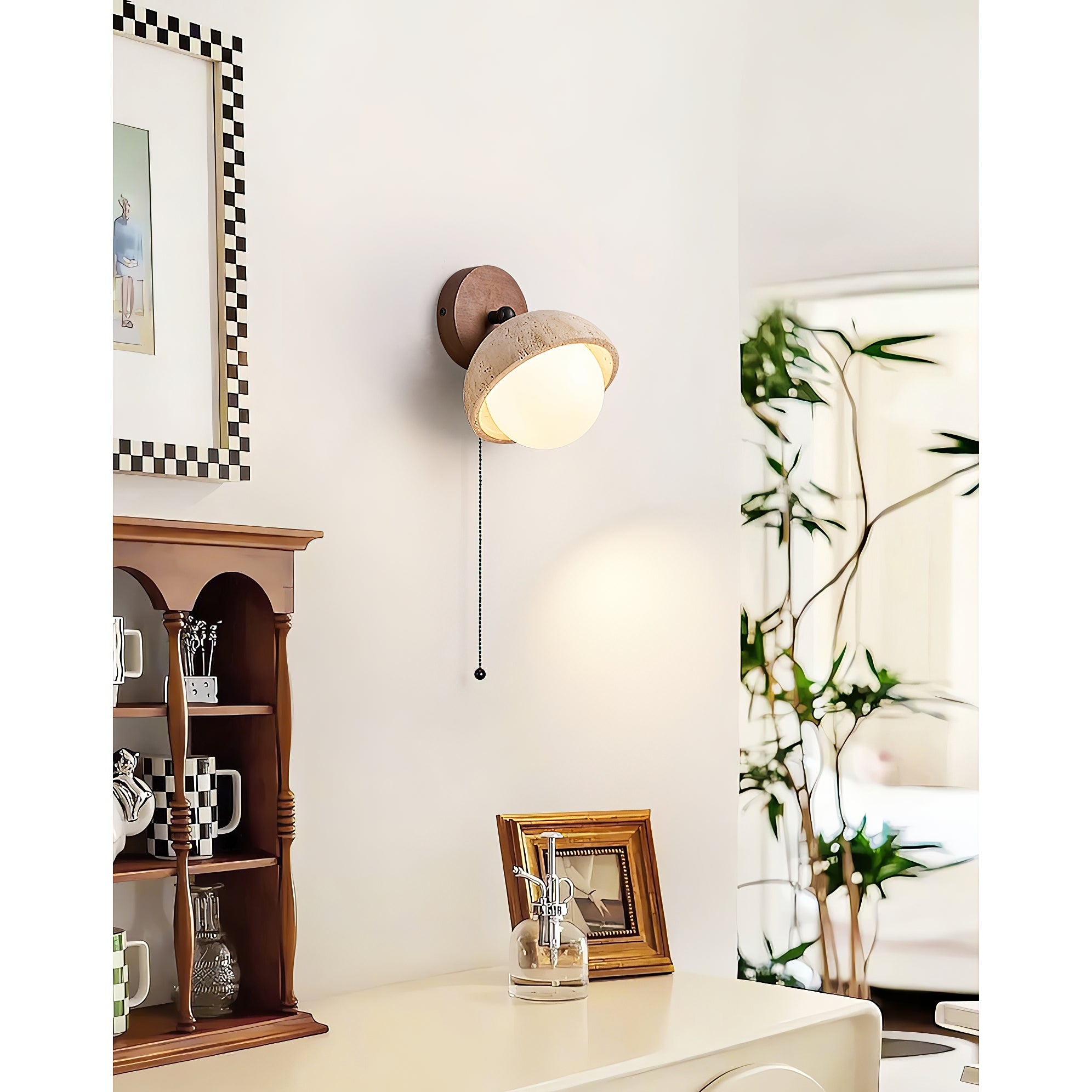 Ollina Travertine Wall Lamp D684