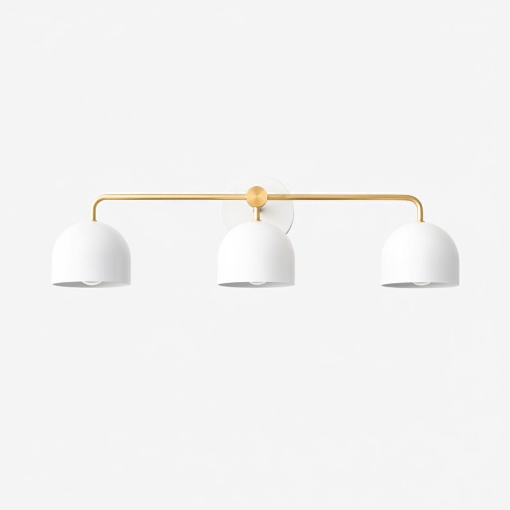 Metio Dome Farmhouse Vanity Wall Light Colorful Metal Sconce T450