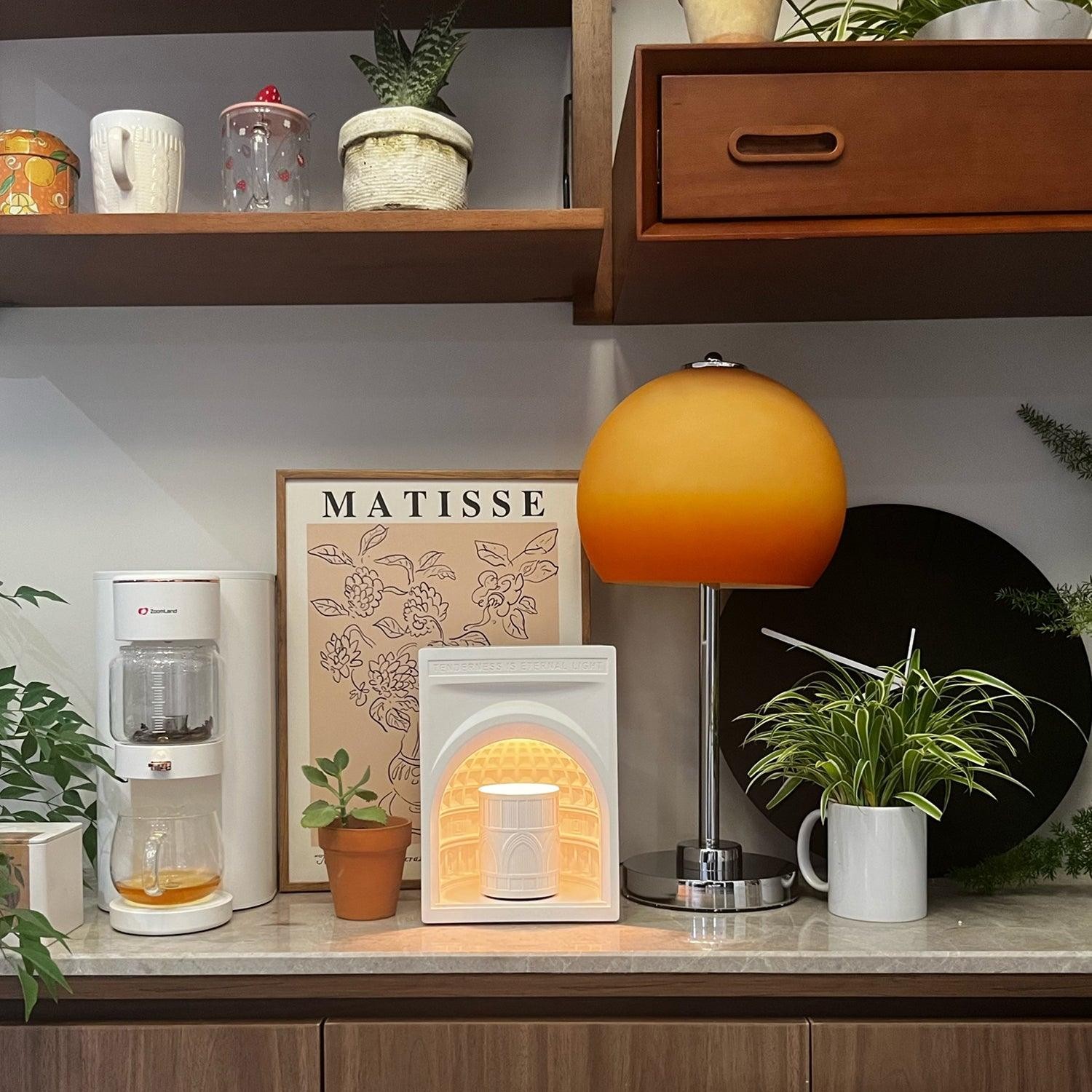 Retro Egg-shaped Dome Table Lamp M388