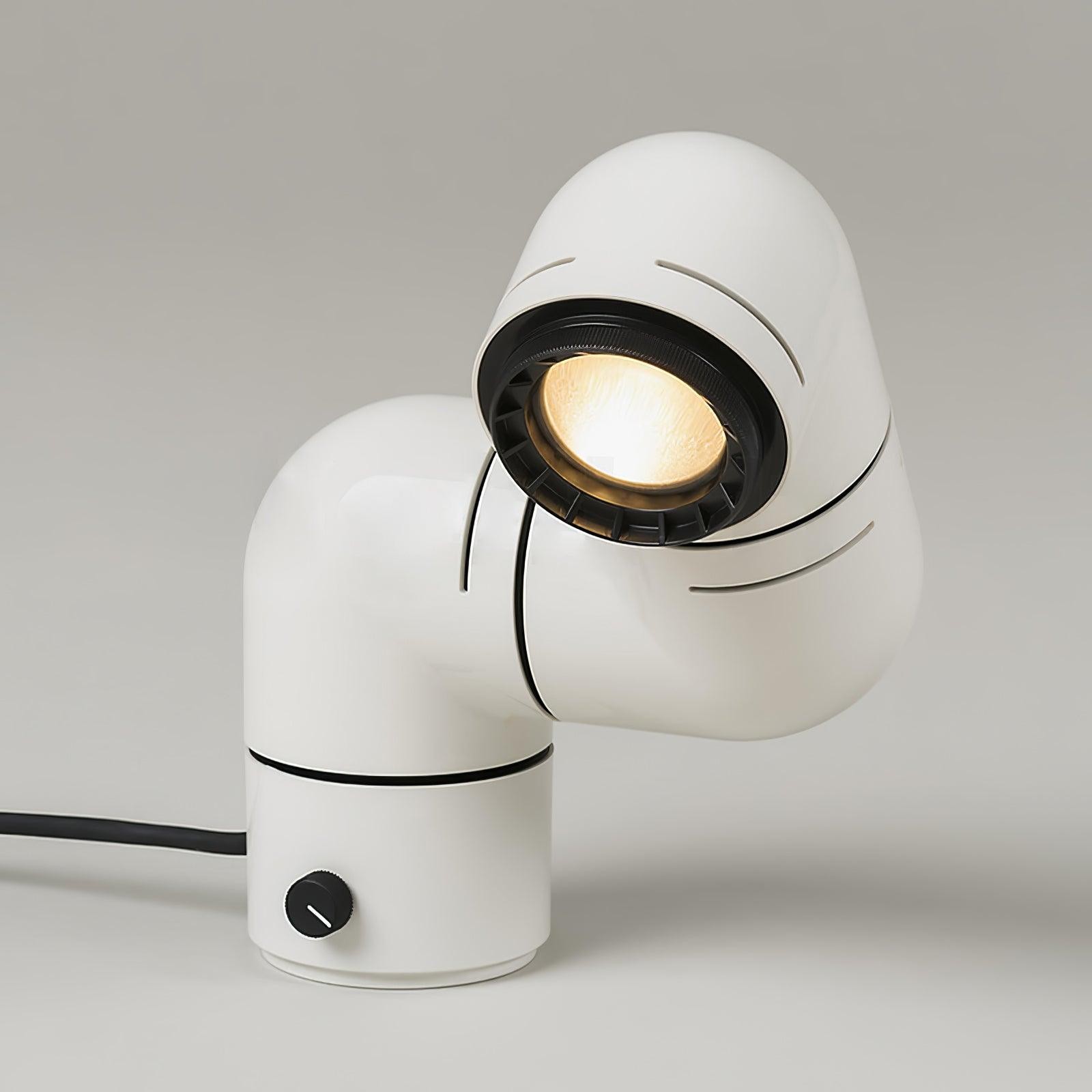Red Tubular Table Lamp Suitable For Bedroom M20