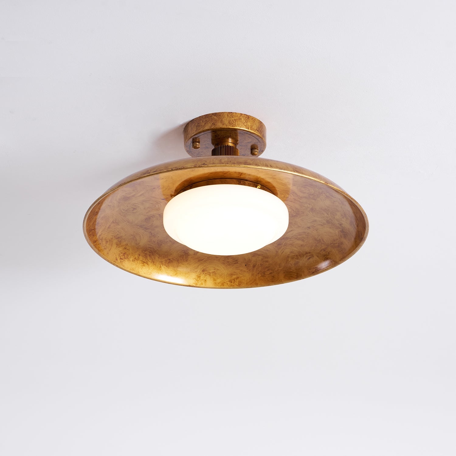 Pot-Lid Style Flat-Panel Ceiling Light D697