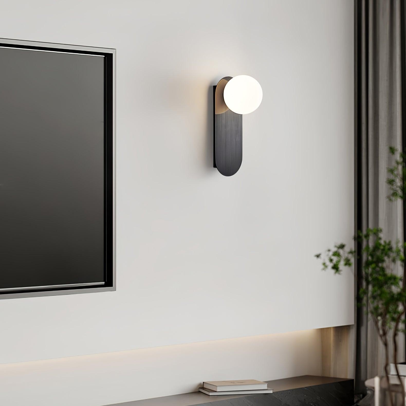 Modern Glass Base Sconce M381
