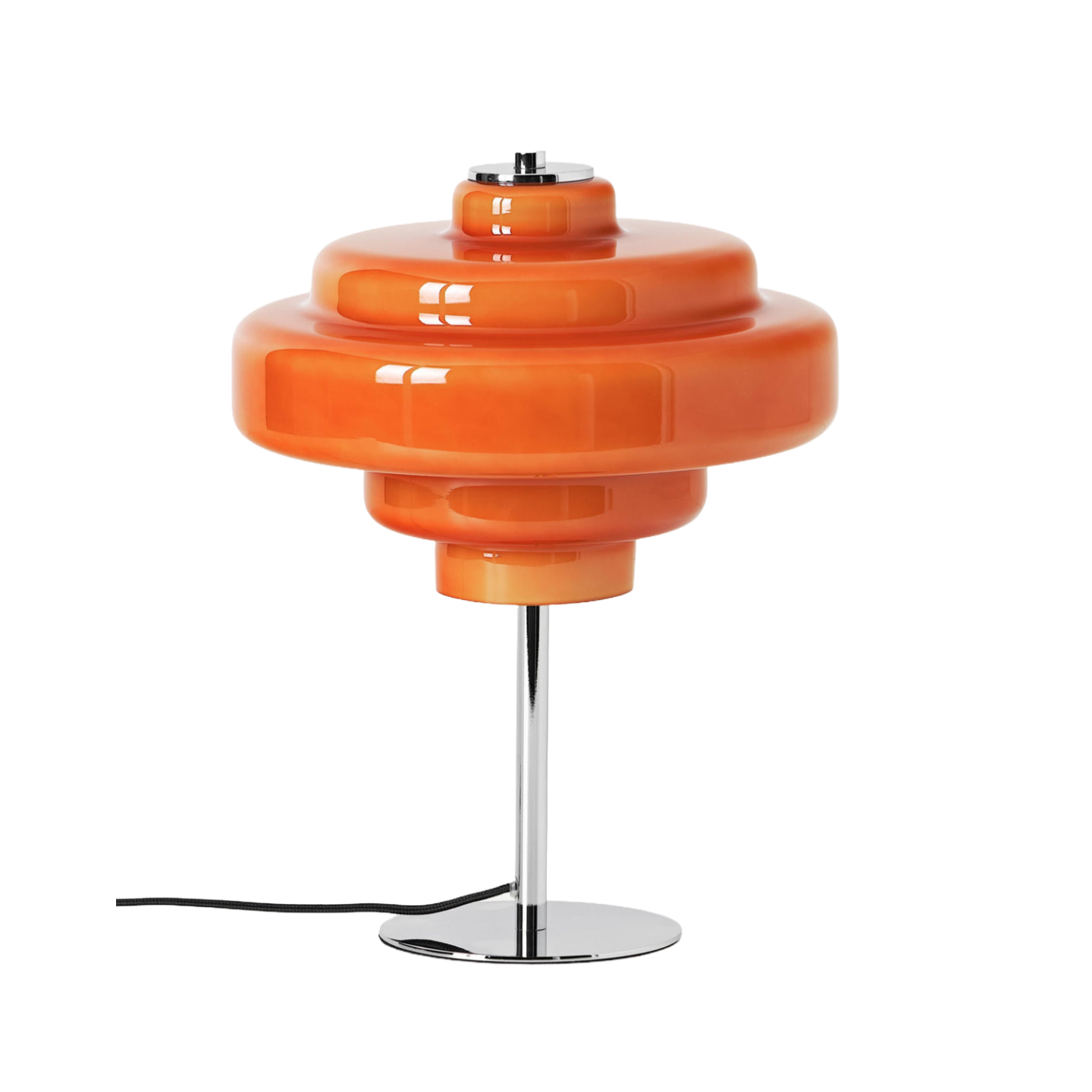 Koloro Chrome Base Glass Table Lamp – Stylish & Functional for Any Space T276