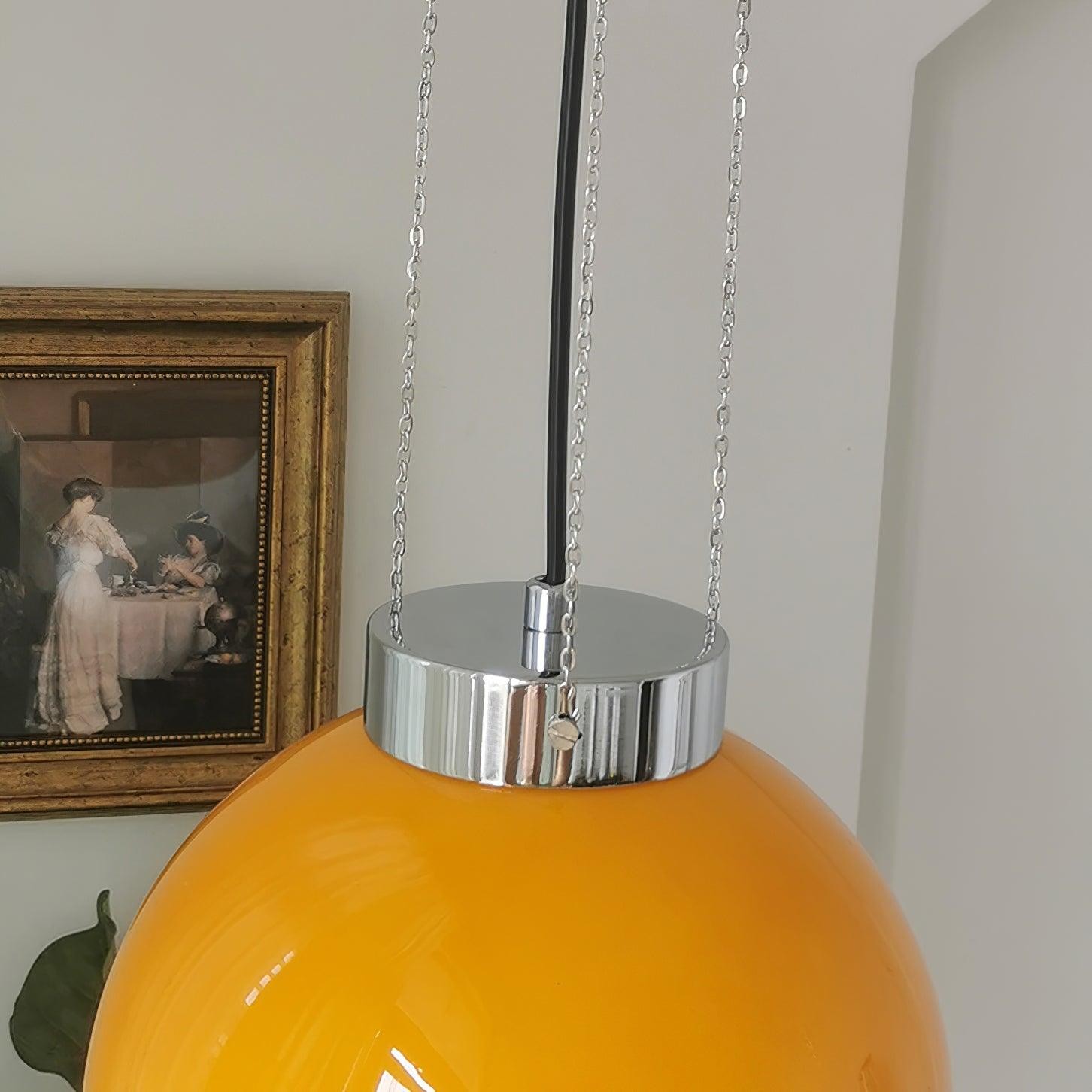Vintage Bauhaus Creative Hemispherical Pendant Light M56