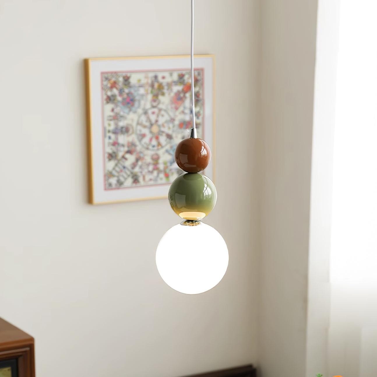 Nordic Cream Modern Simple Dot Pendant Lamp M387