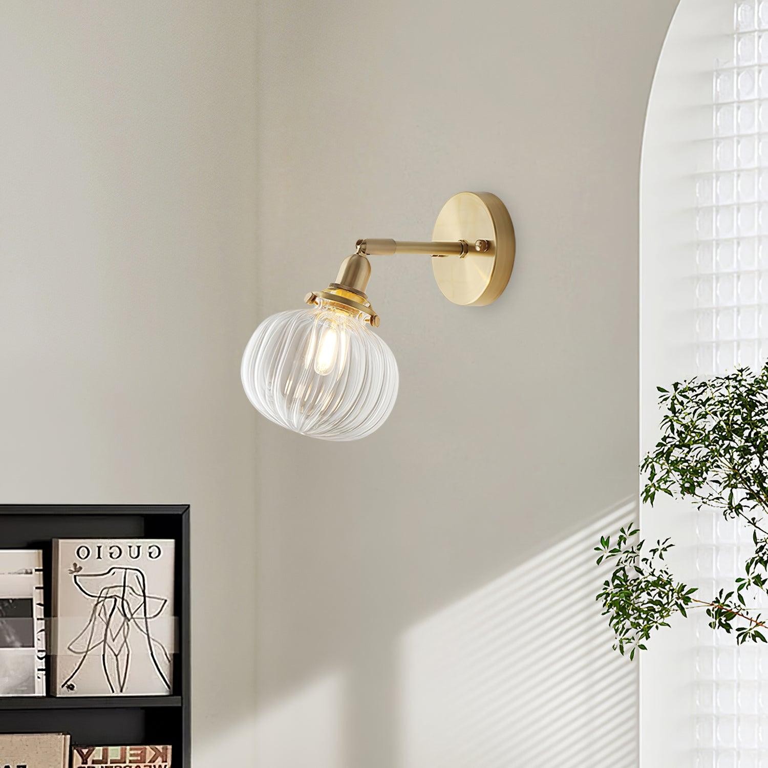 Simple Hallway Entrance Pumpkin Pattern Wall Lamp M210