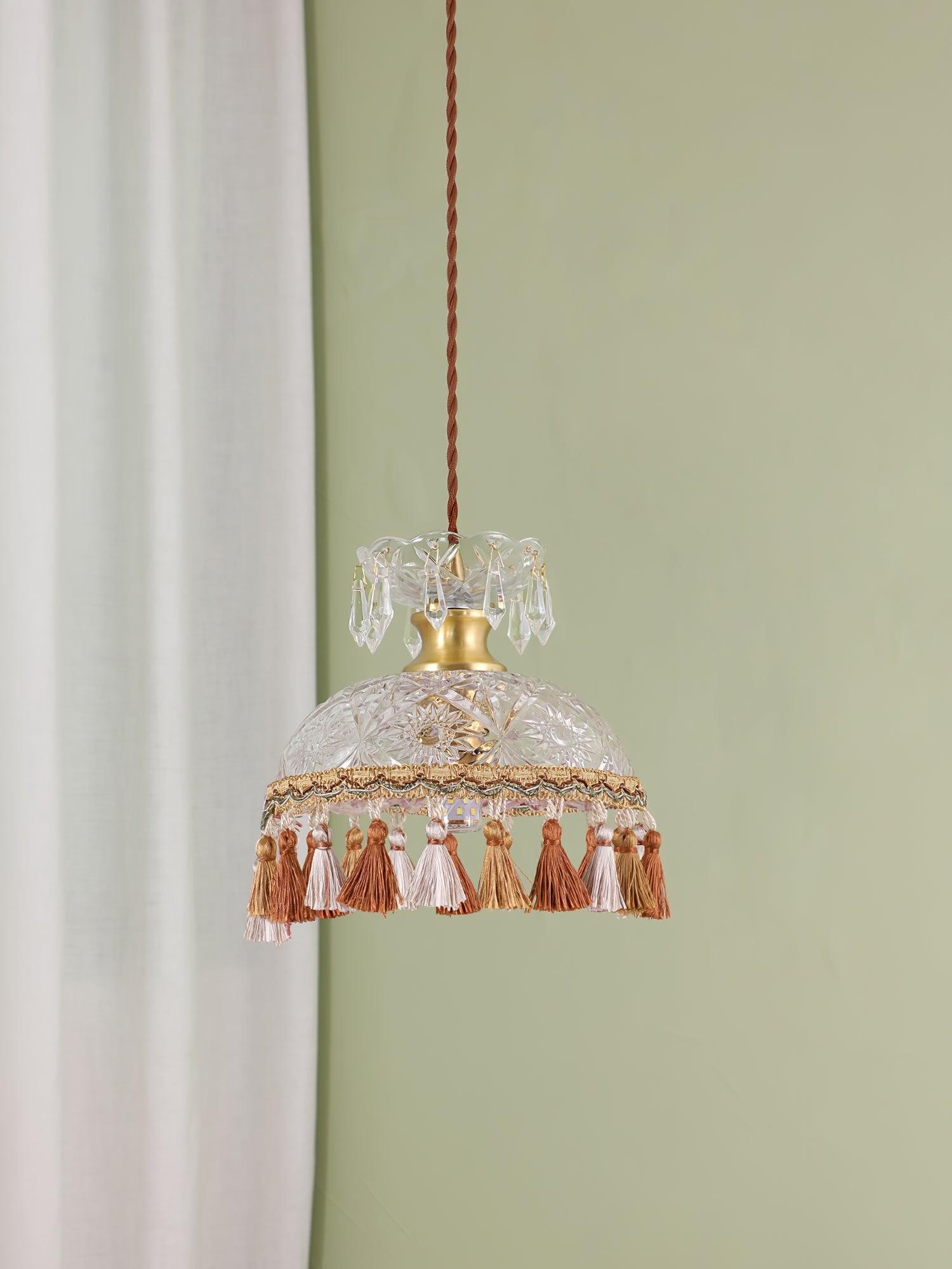 Bowl Tassel Pendant Light M491