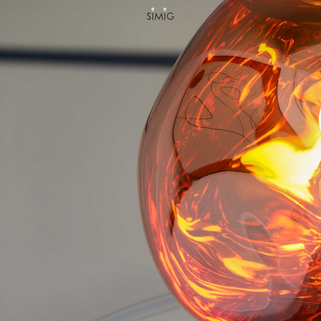 Dynamic Surface Pendant Light For Living Room S09