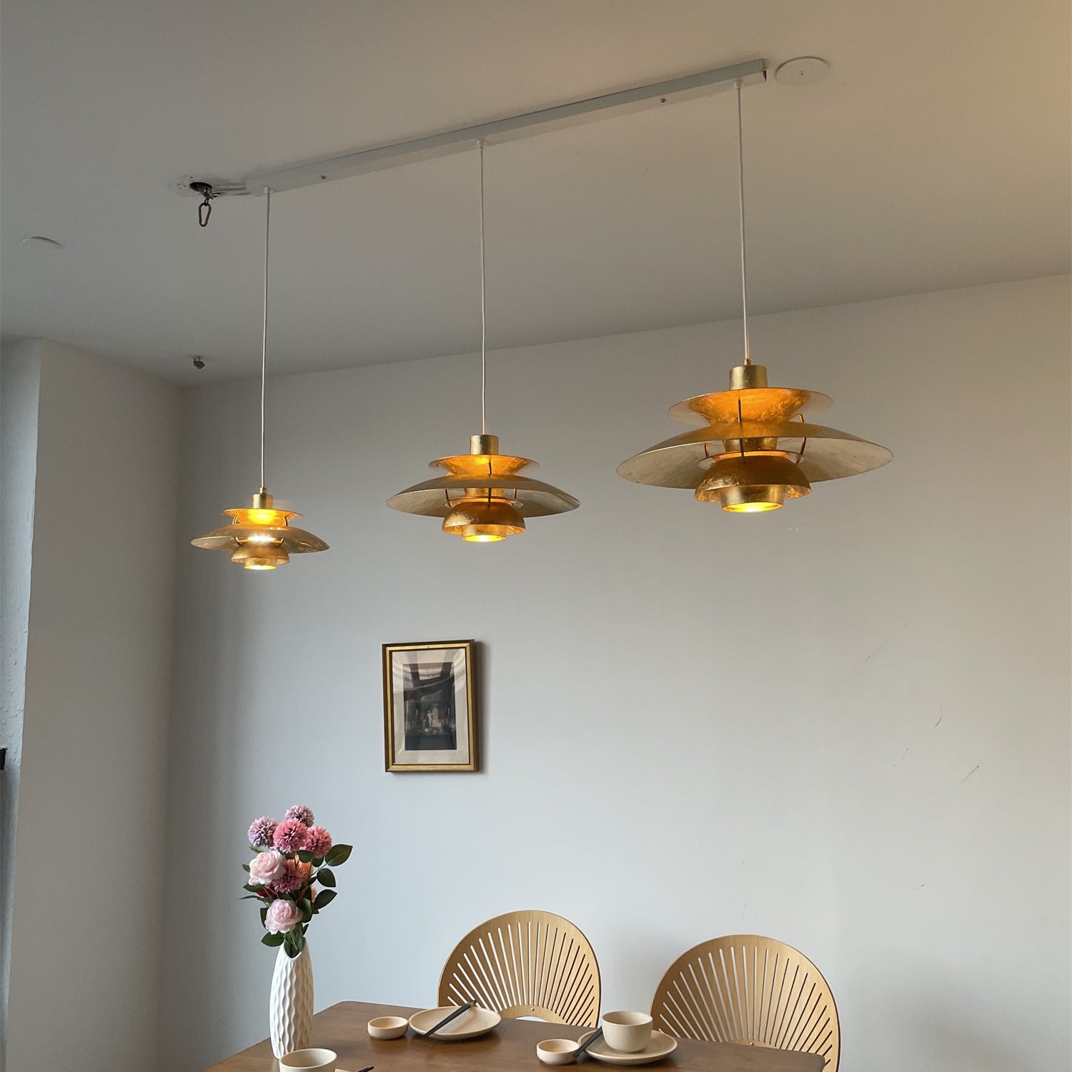 Gold Foil Layered Pendant Lamp D762