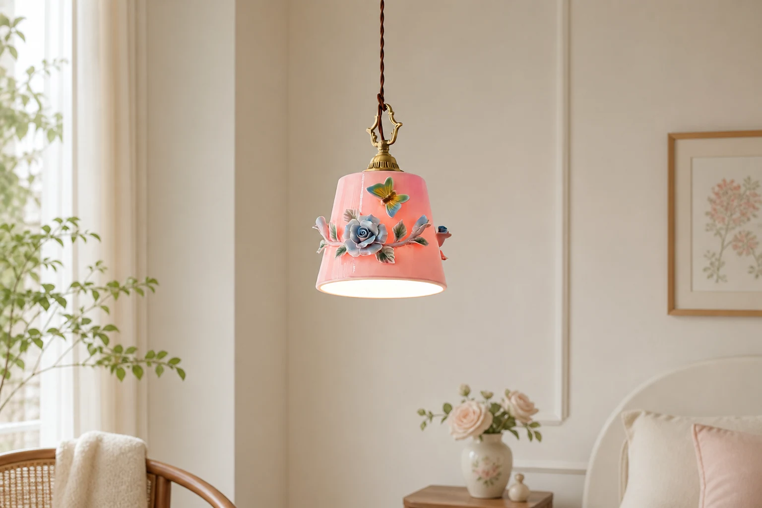 Lampa wisząca Eden Petal w scenie lifestylowej