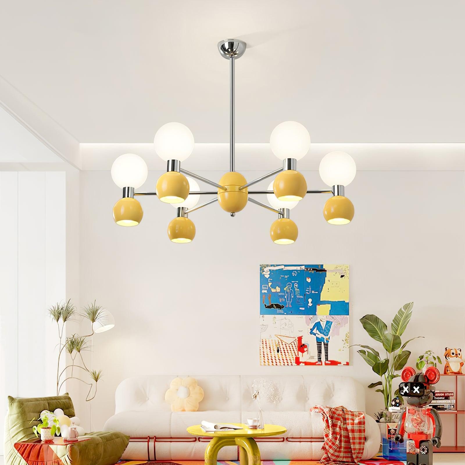 Modern Minimalist Multiple Head Metal Chandelier M313