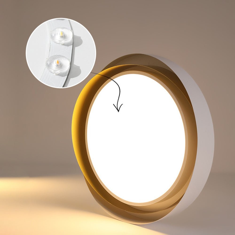 Nordic Style Modern Minimalist Wave Pattern Ceiling Lamp M528