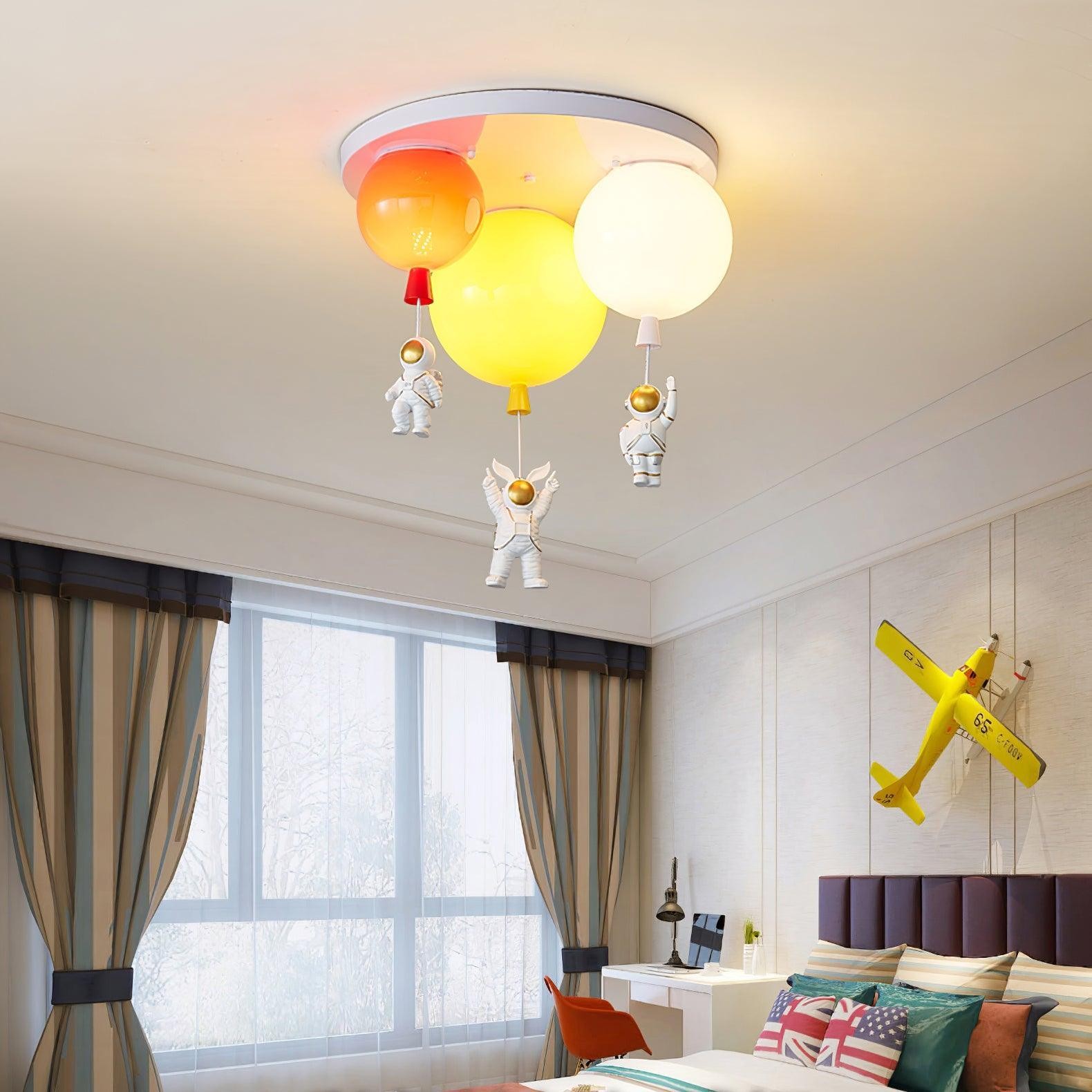 Astronaut Glossy Balloon Ceiling Lamp M494