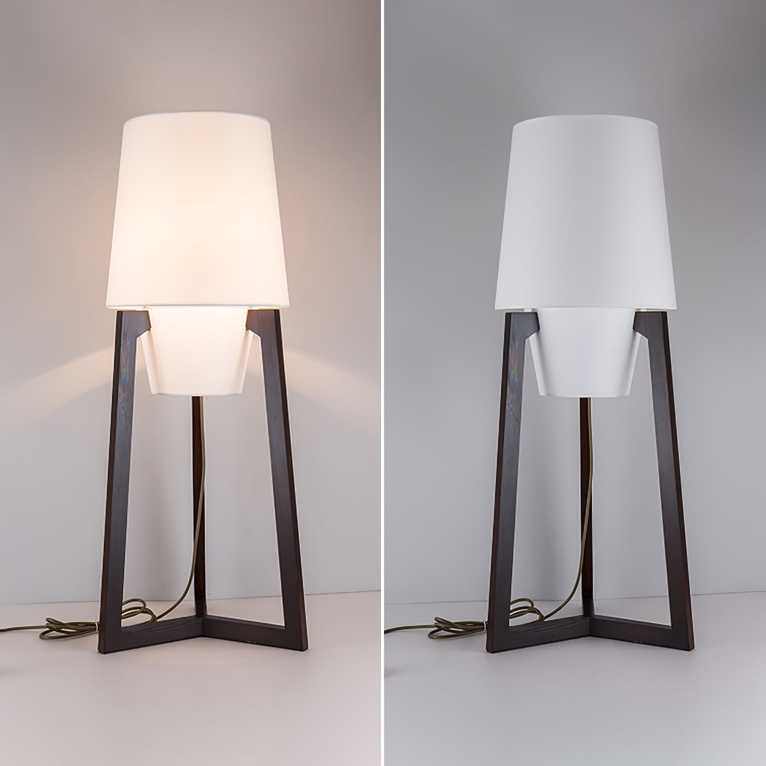 Modern Simple Chinese Style Solid Wood Floor Lamp M150