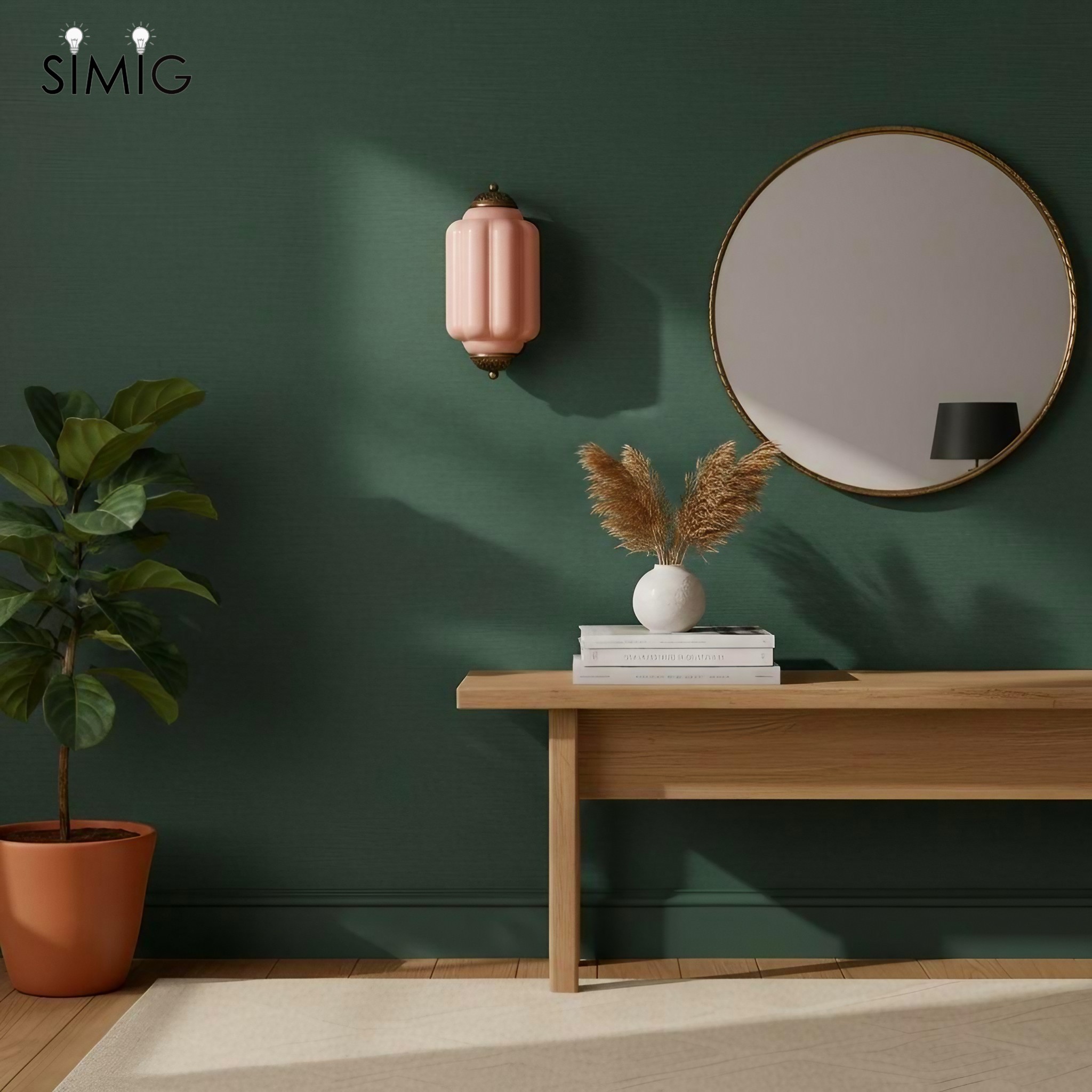 Eloise Long Pumpkin Retro Glass Recessed Wall Lamp G52