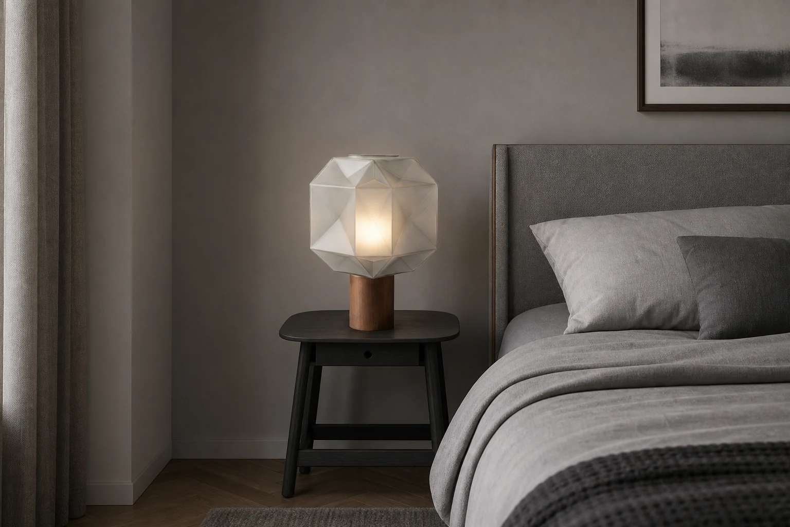 LIMN Postmodern bordslampa i en livsstilsscen