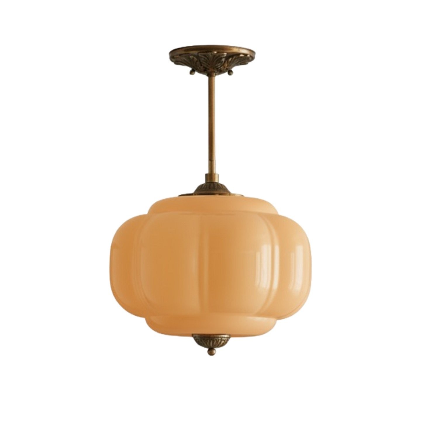 Eloise Vintage Glass Chandelier - Milk Glass Home Accent T289