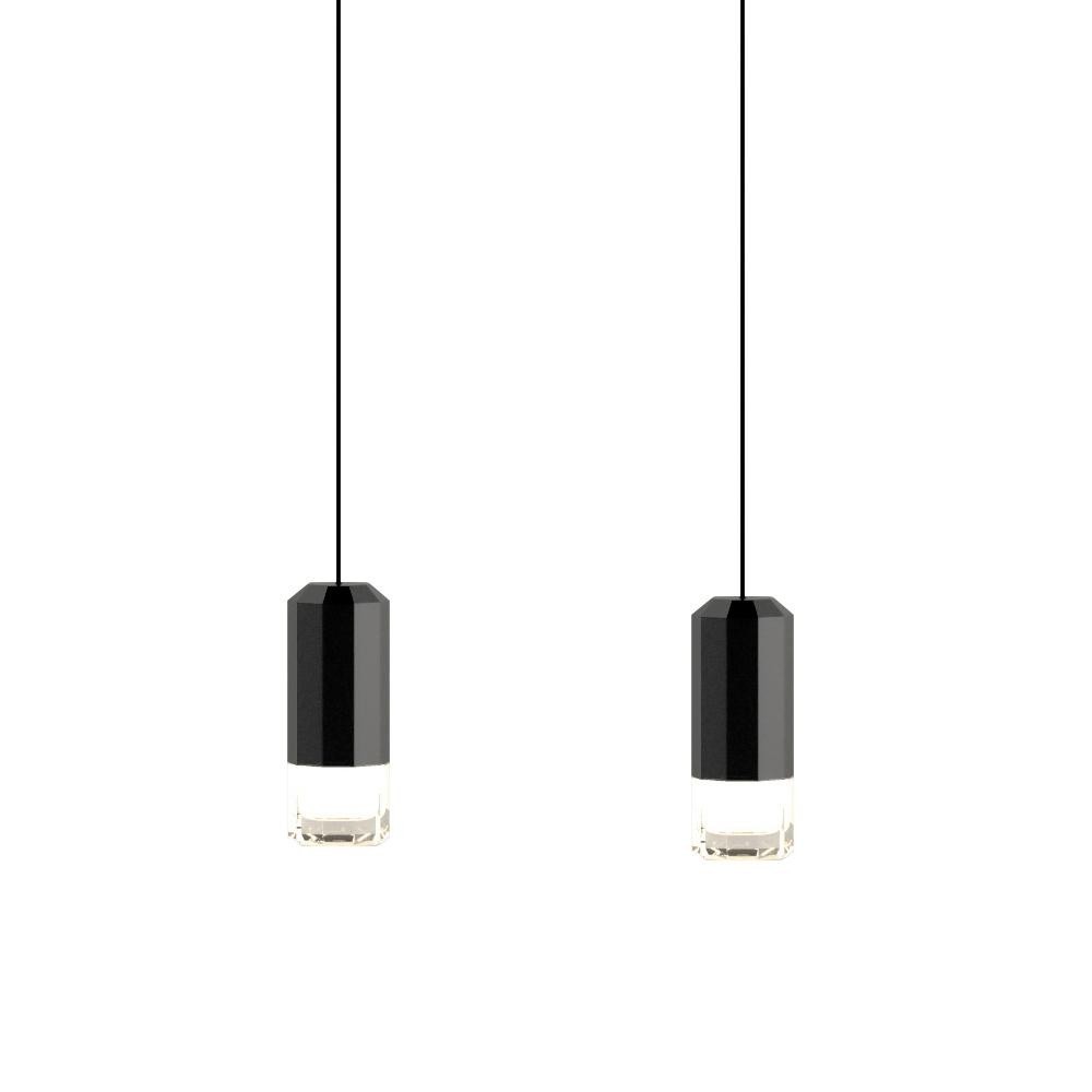 Industrial Black Wireflow Free Form LED Pendant Light
