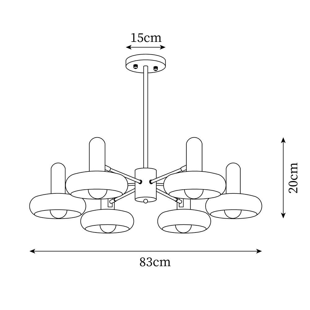 Nordic Trumpets Chandelier M353