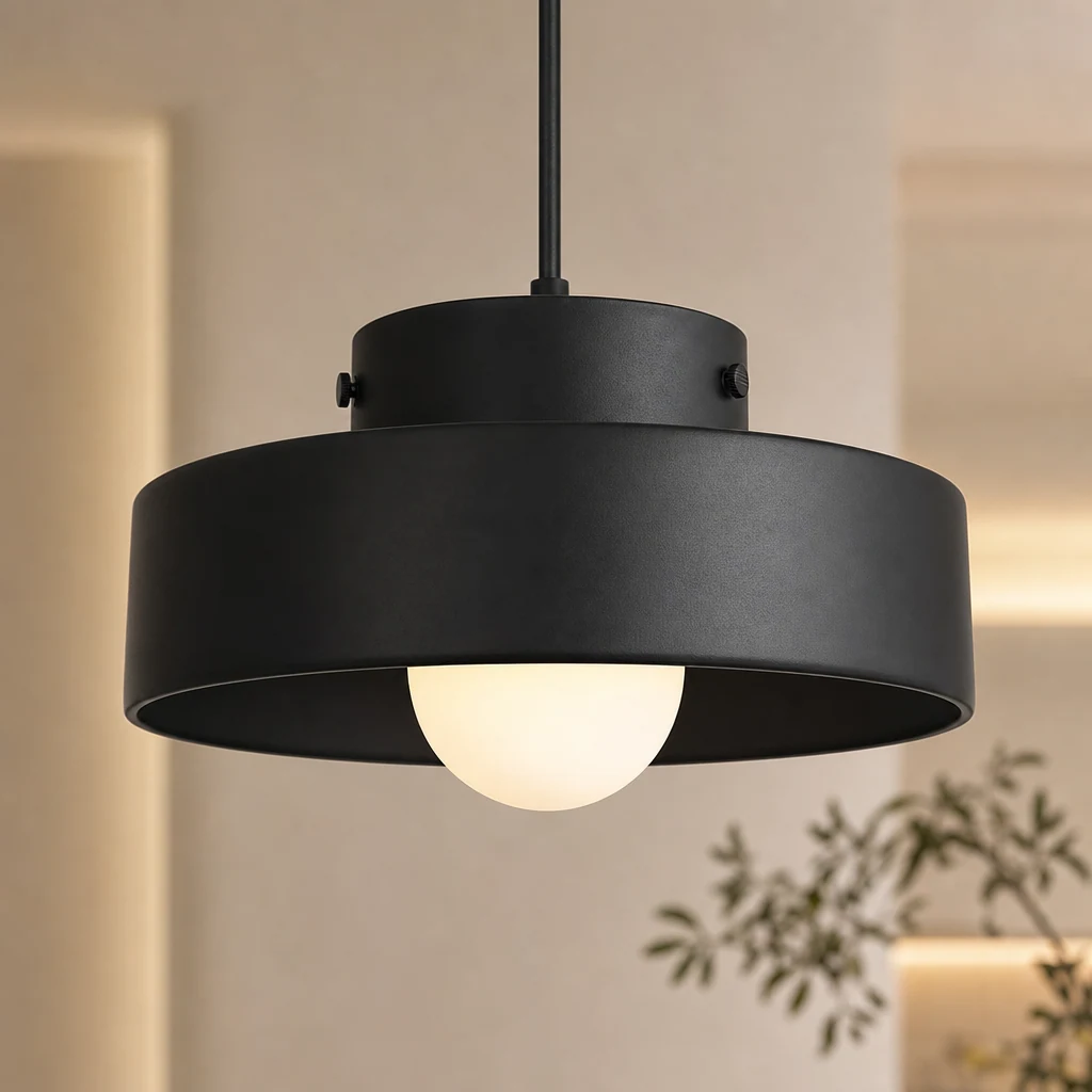 Zbliżenie materiału i wykończenia klasycznej tradycyjnej lampy wiszącej M402