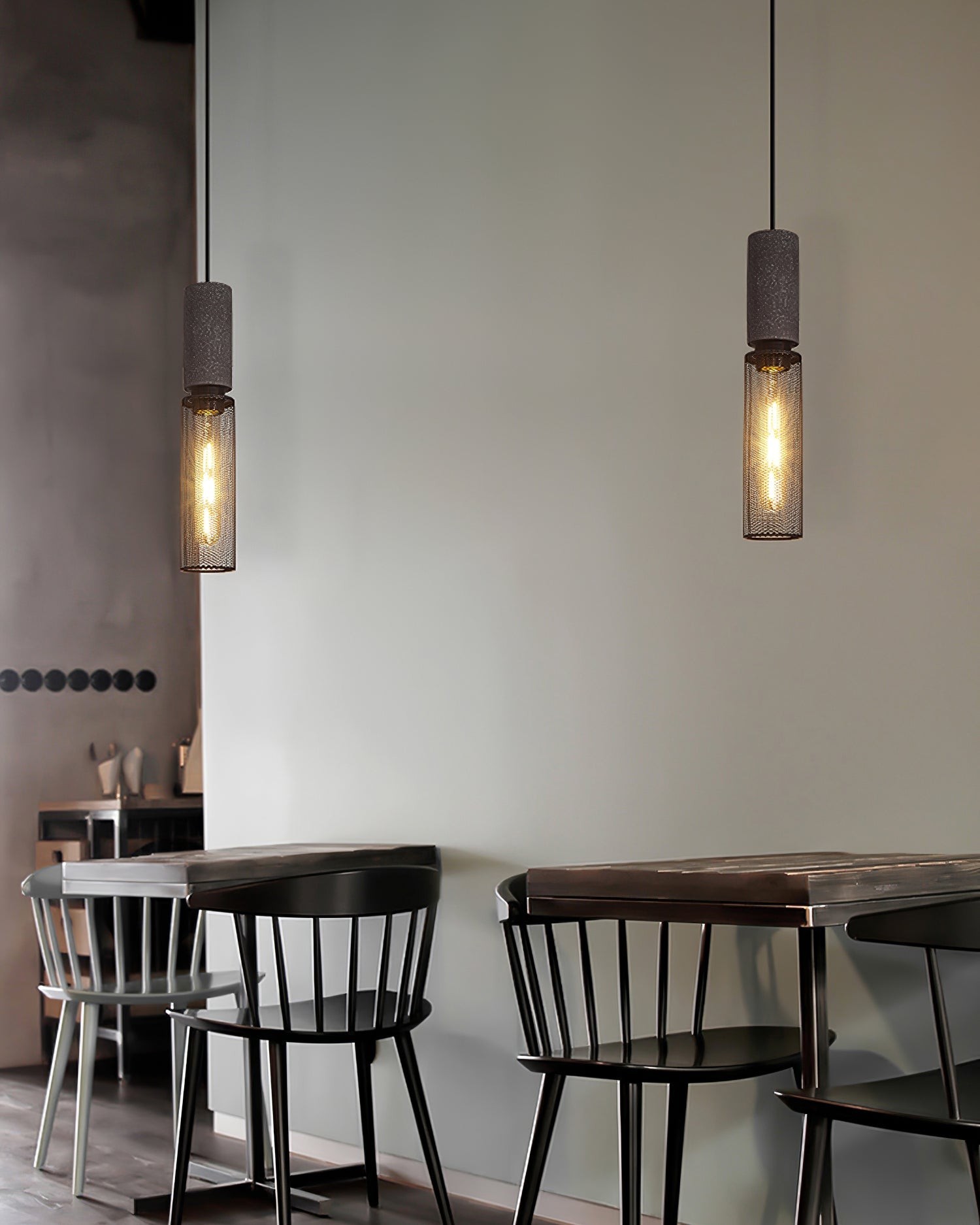 Cement Mesh Pendant Light M81