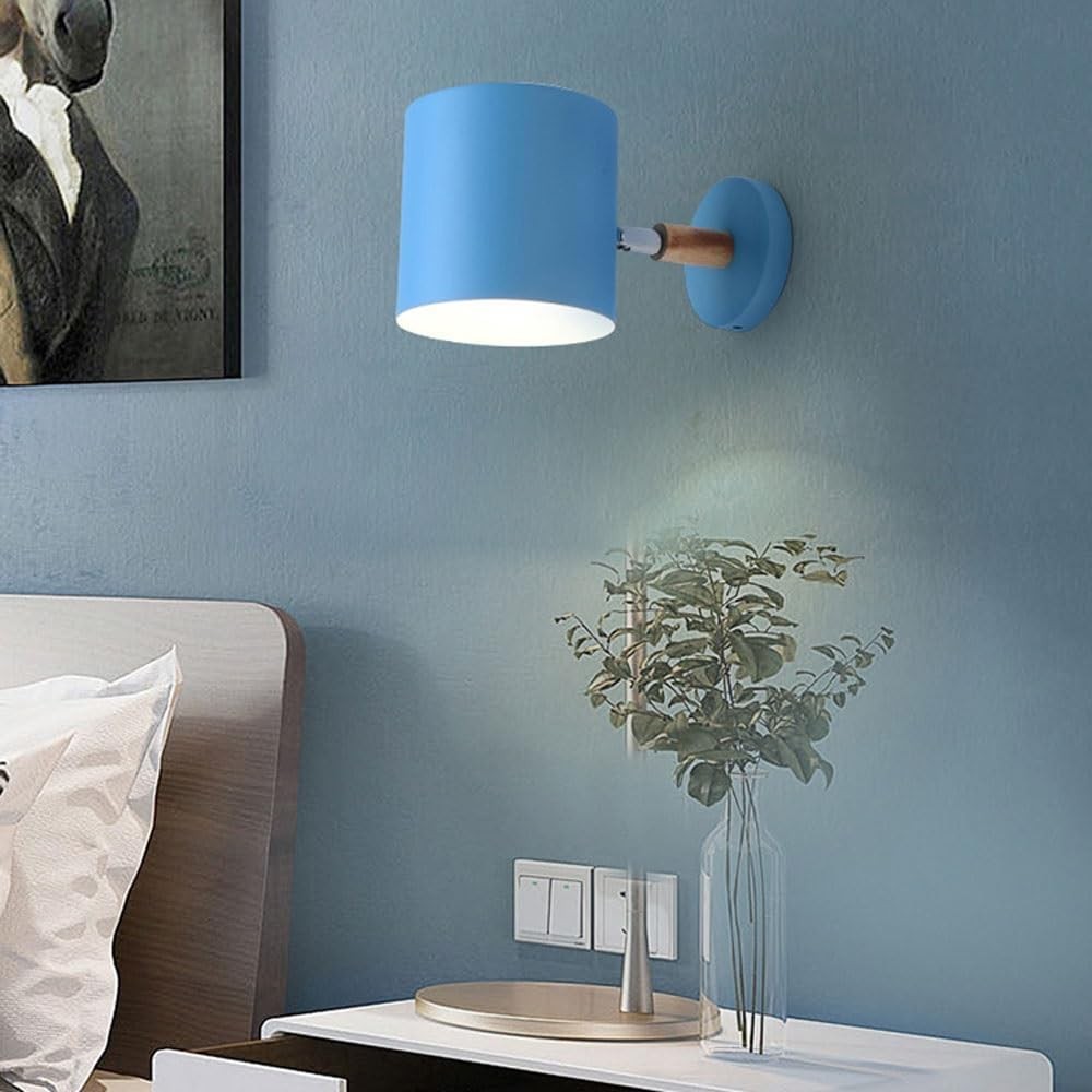 Nordic Macaron Cylinder Rotatable Wall Lamp S42