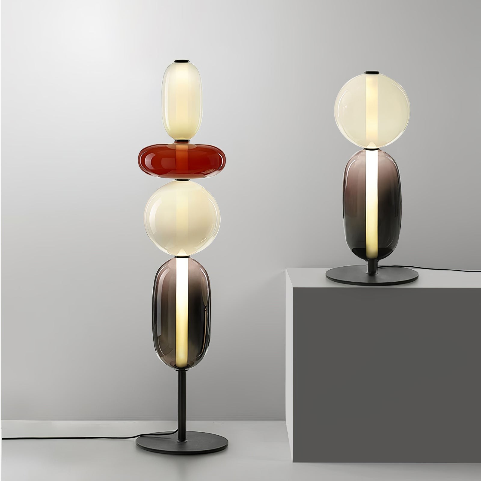 Nordic Minimalist Creative Luxury Gourd Glass Table Lamp M485