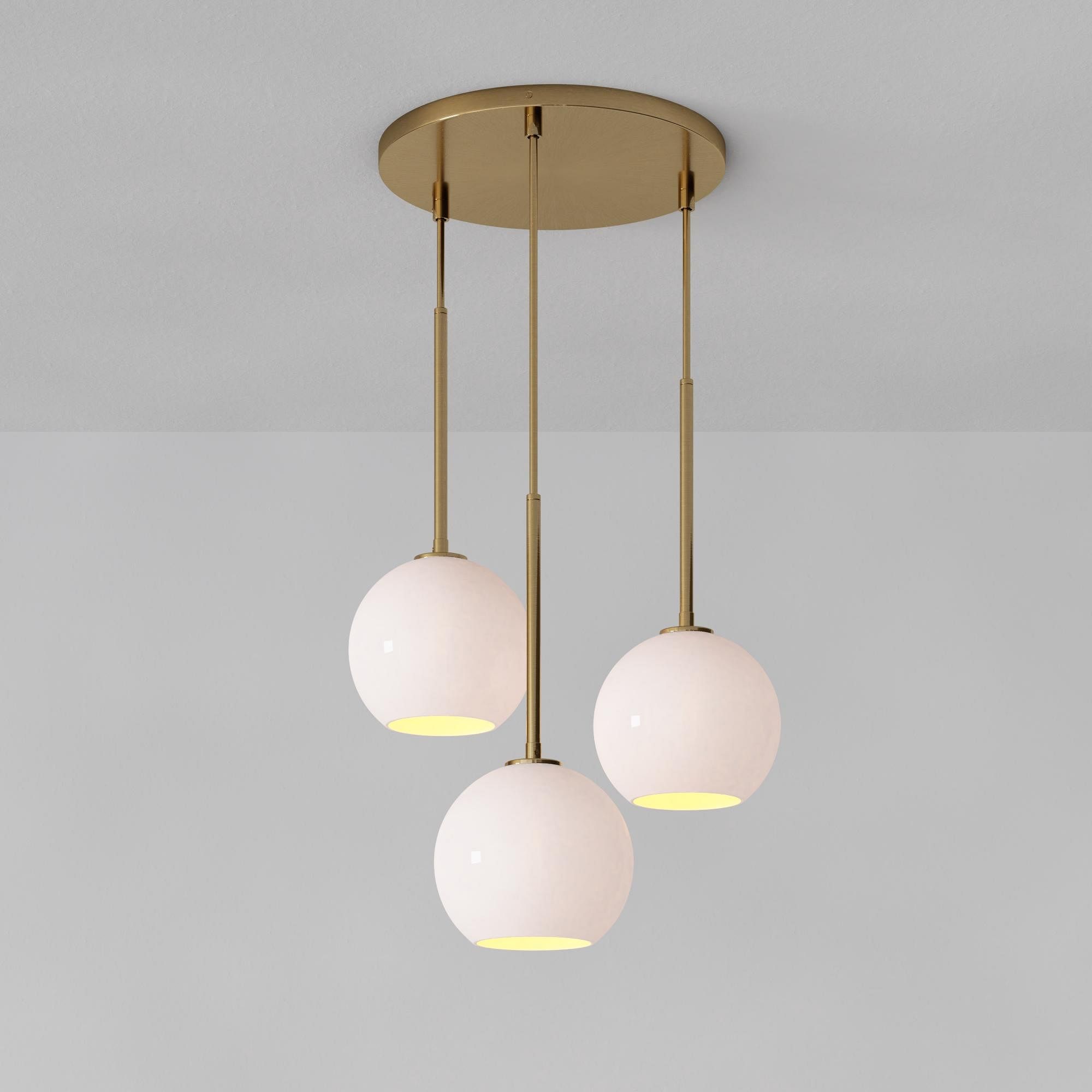 Selvion Minimalist Crystal Chandelier - Handcrafted Glass Sculptural Lighting Fixture T150