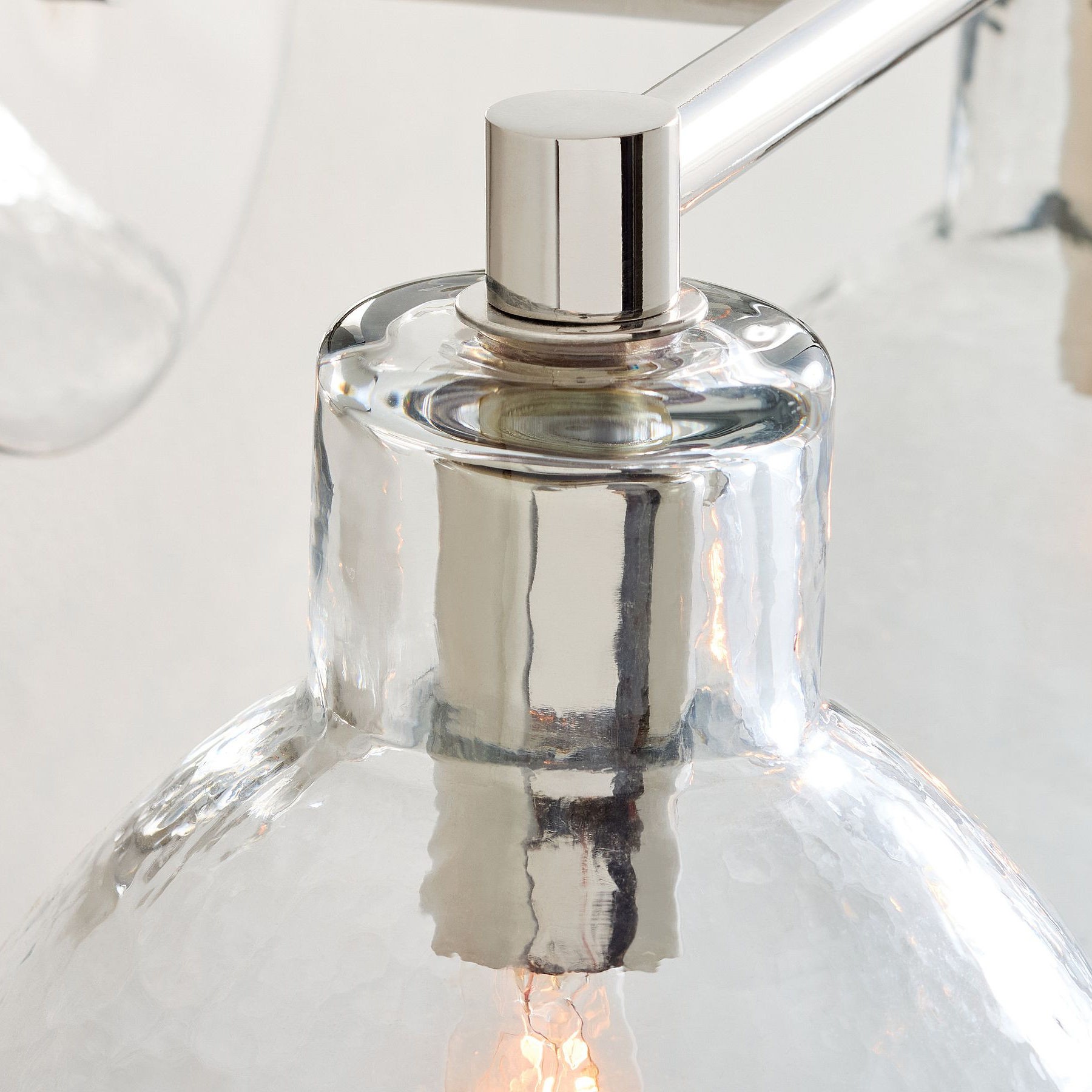 Glavira Recycled Glass Double Sconce - Indoor Brass Wall Lighting T049