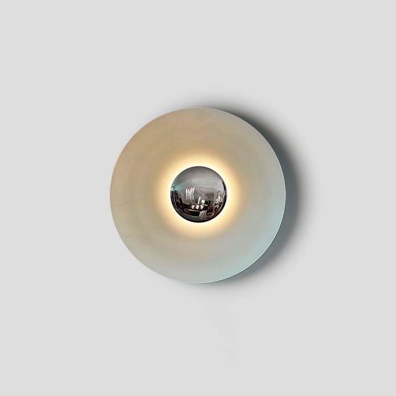 Simplicity Round Ginger Glow Wall Light S188