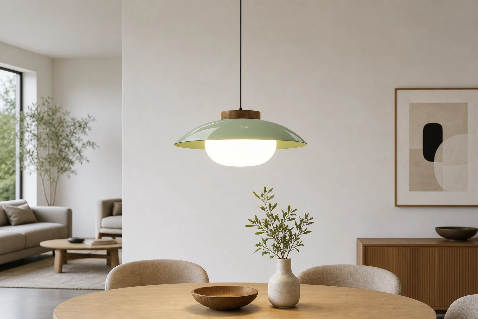Lampa wisząca Oribela w stylu życia we wnętrzach