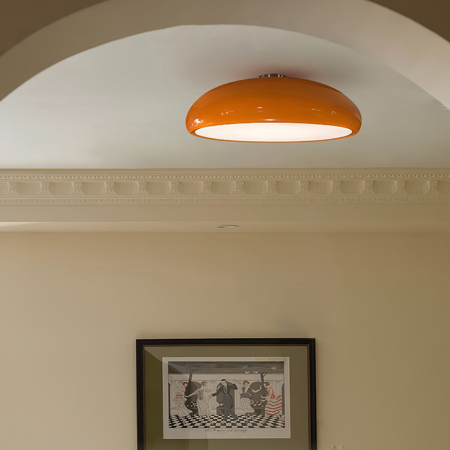 Space Orange Ceiling Lamp M534
