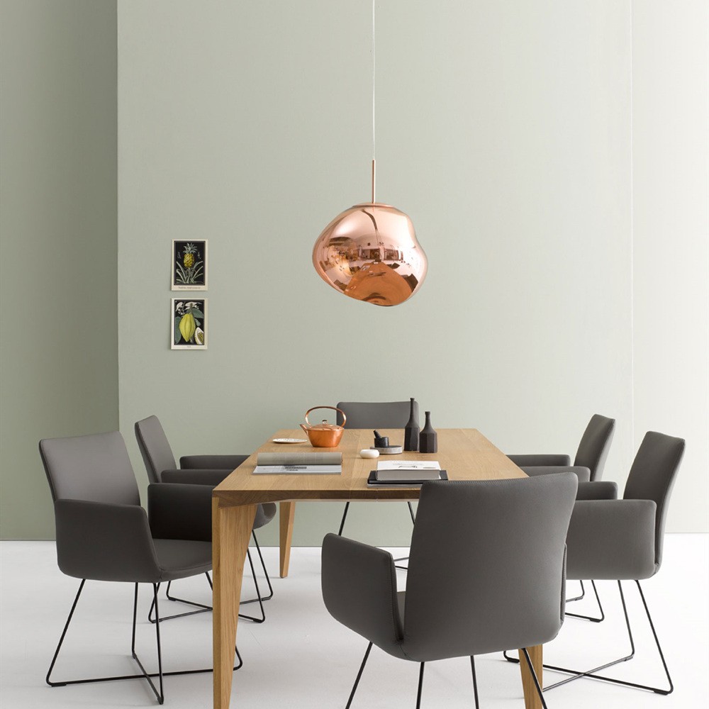 Dynamic Surface Pendant Light For Living Room S09
