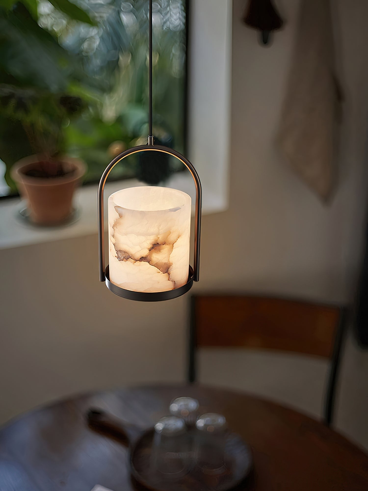 Cortland Alabaster Pendant Light D434