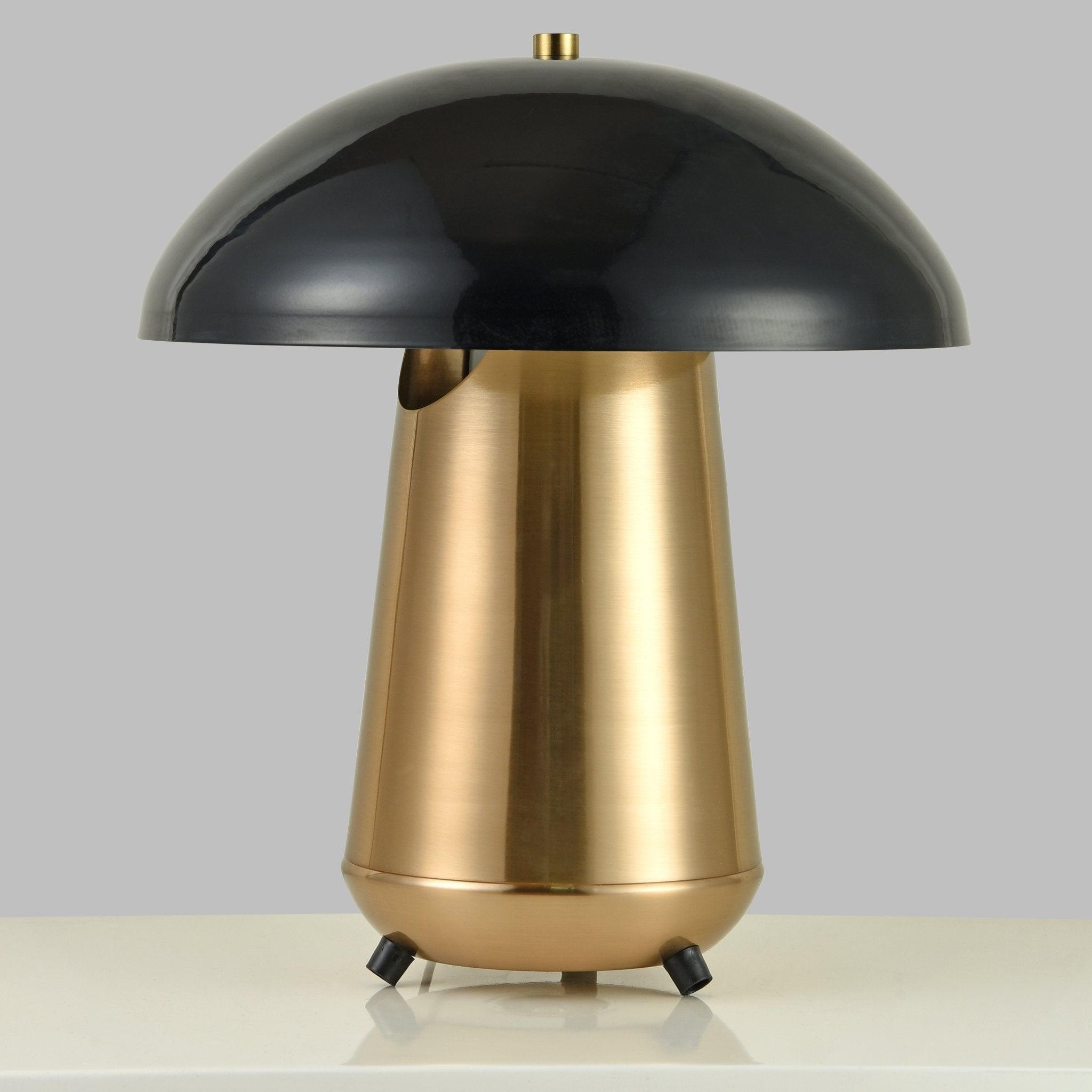 Metal Covered Mushroom Hollow Table Lamp M41