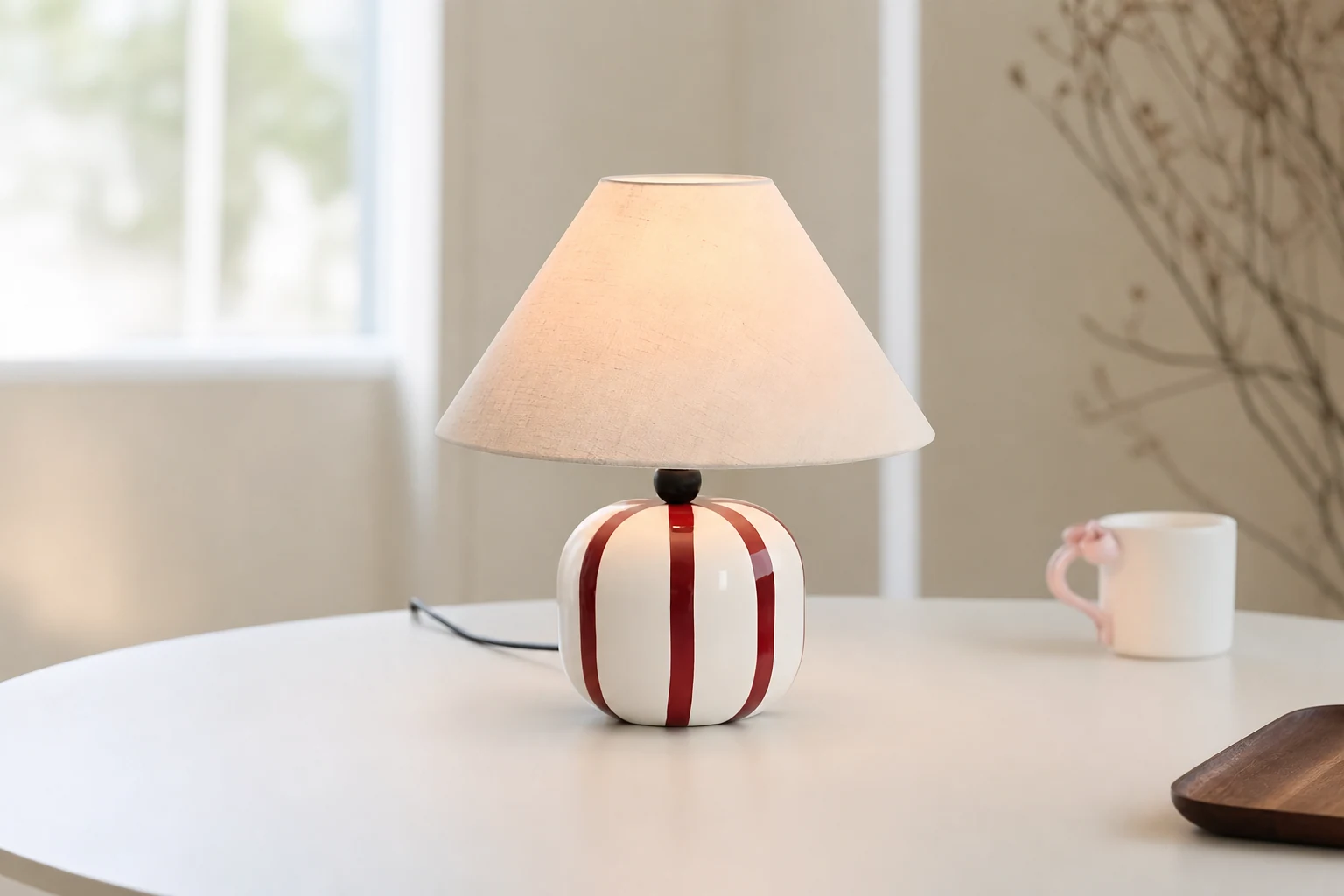 Lampa stołowa Lollipop Bliss w stylu lifestylowym