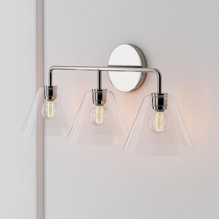 Conica Cone Wall Sconce - 1, 2, 3-Light Modern Glass Lighting T235