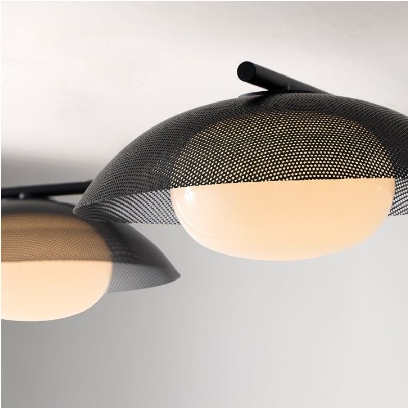 Elorina 3-Light Flush Mount Glass/Metal Ceiling Light - A Stylish Fixture for Modern Spaces T004