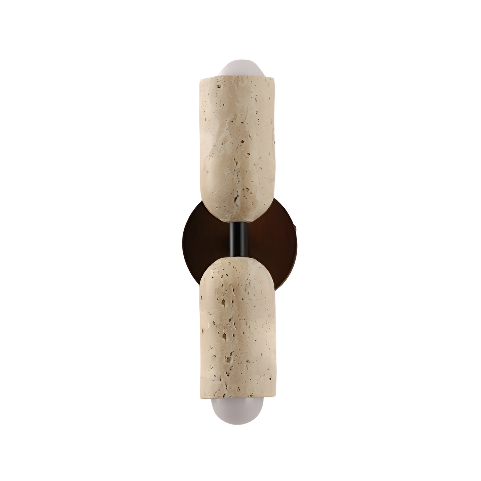 Merrill Travertine and Wood LED Wall Light D962