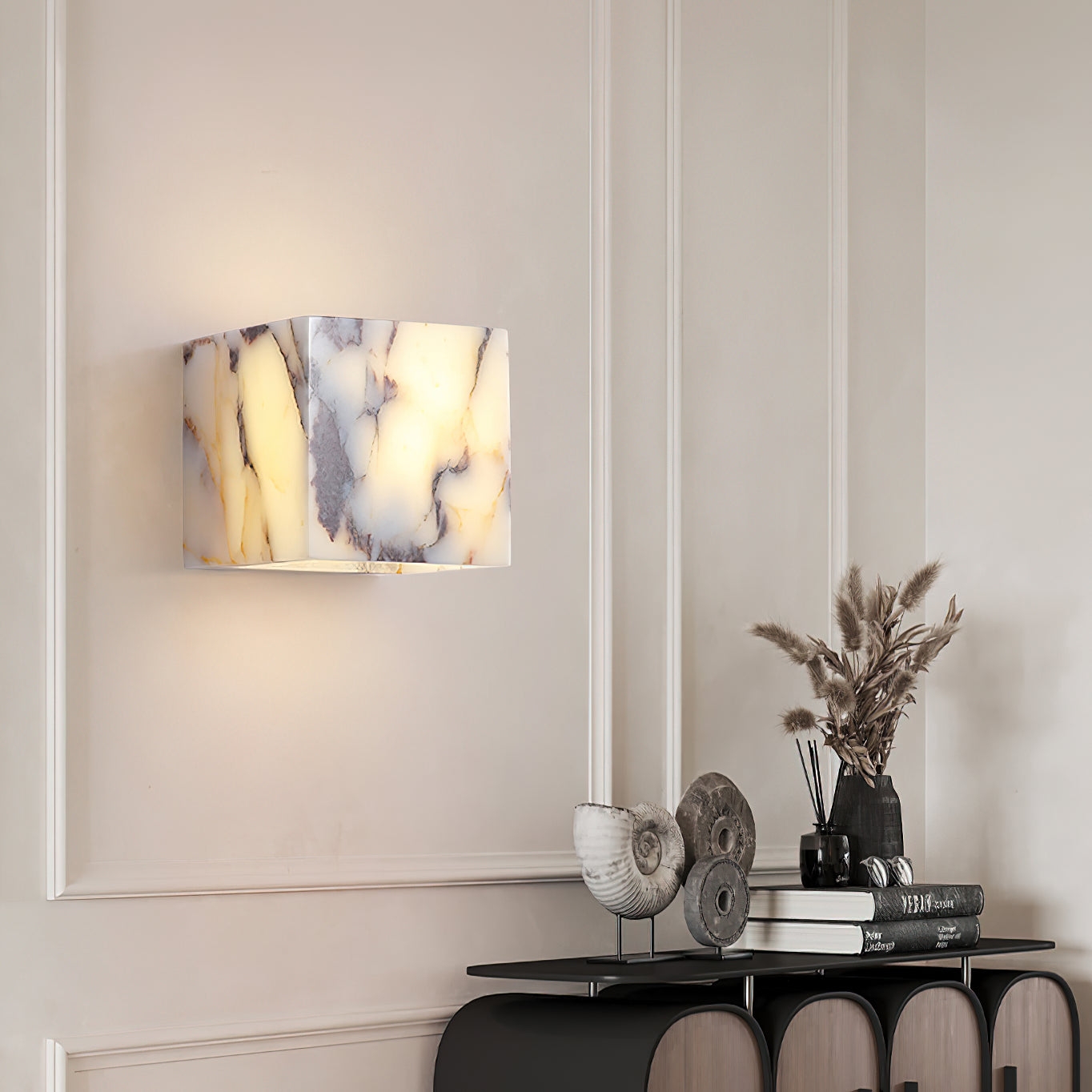 Square Marble Wall Lamp D625