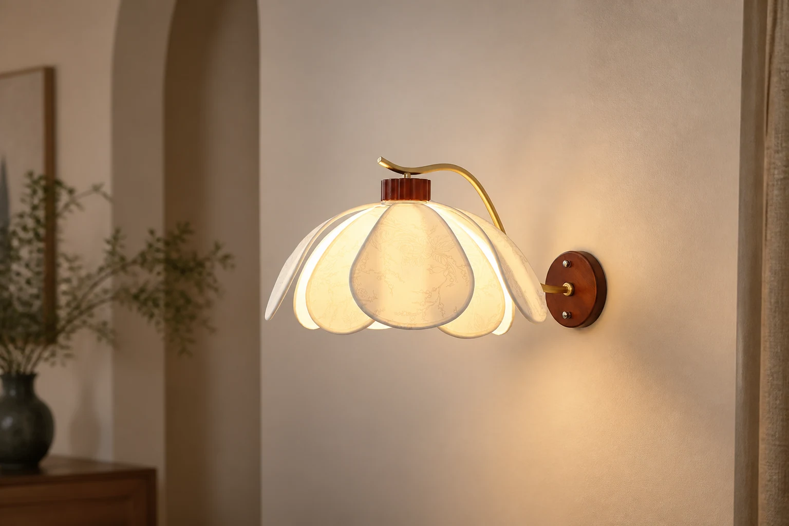 Kinkiet Florvia D107 w scenie lifestylowej