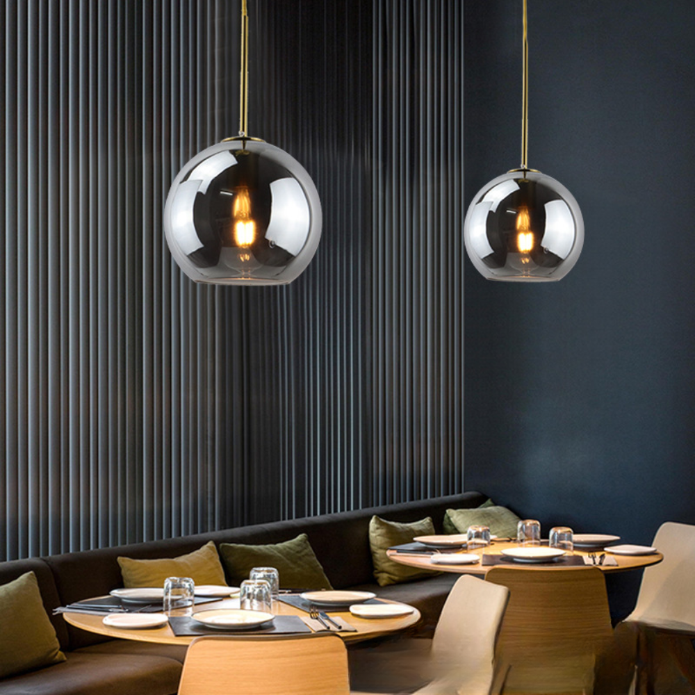 Solara Nordic Spherical Glass Pendant Light D943